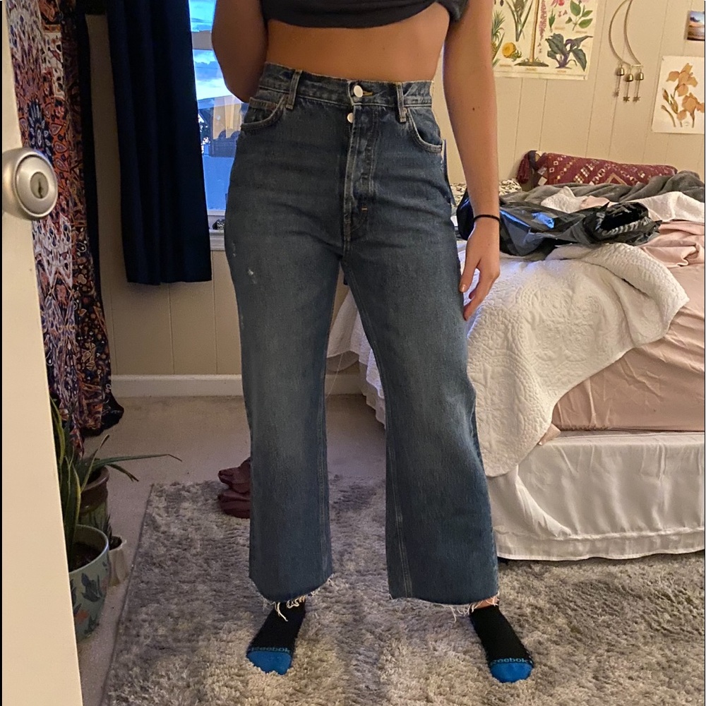 BDG vintage high rise wide leg flare